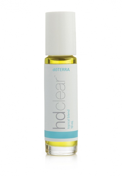 "HD Clear" смесь эфирных масел для ухода за кожей тела doTERRA, роллер 10 мл
