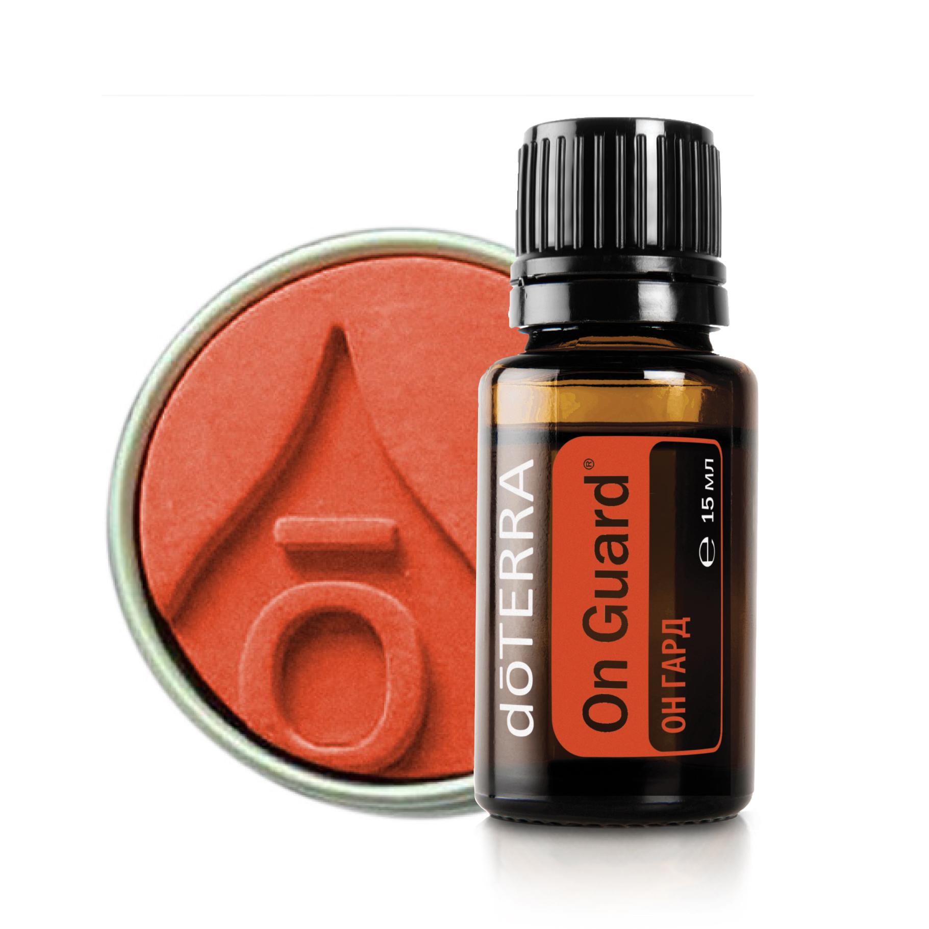 Набор защитная смесь эфирных масел "Он Гард" 15 мл и аромакамень doTERRA