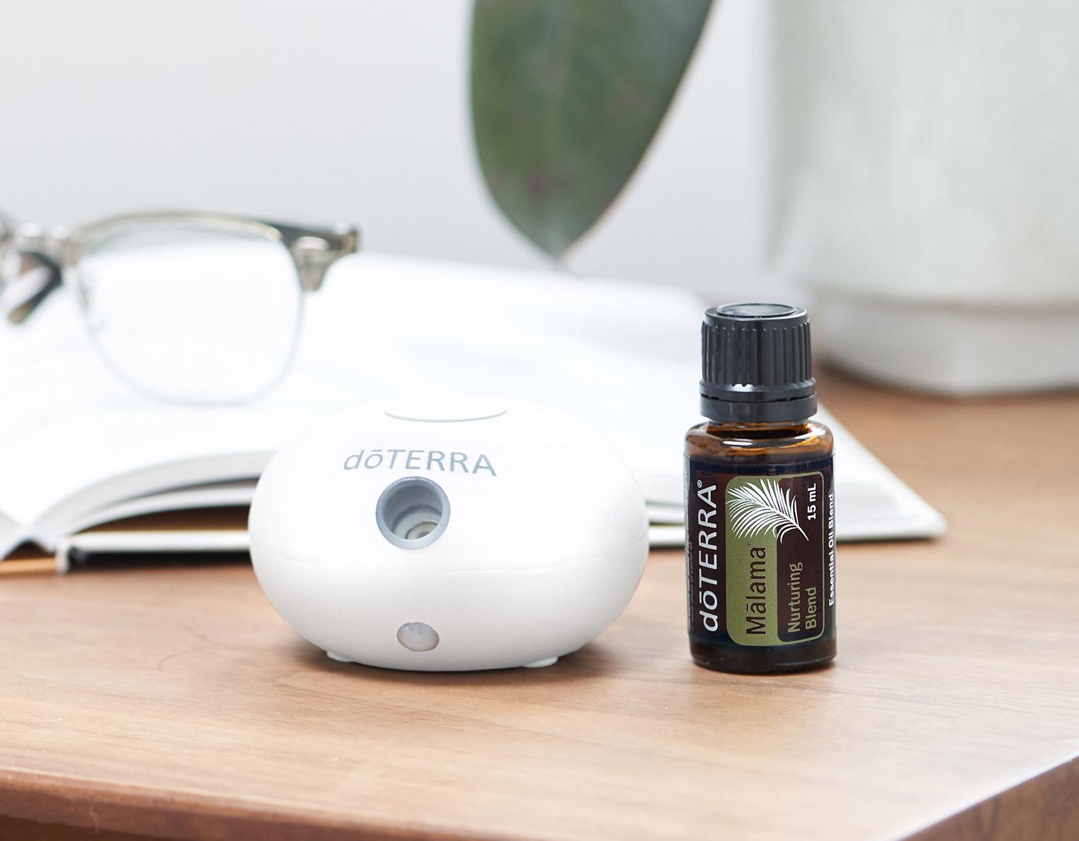 Набор doTERRA портативный диффузор Bubble с датчиком движения и смесь Малама, 15 мл - Диффузоры - Каталог товаров