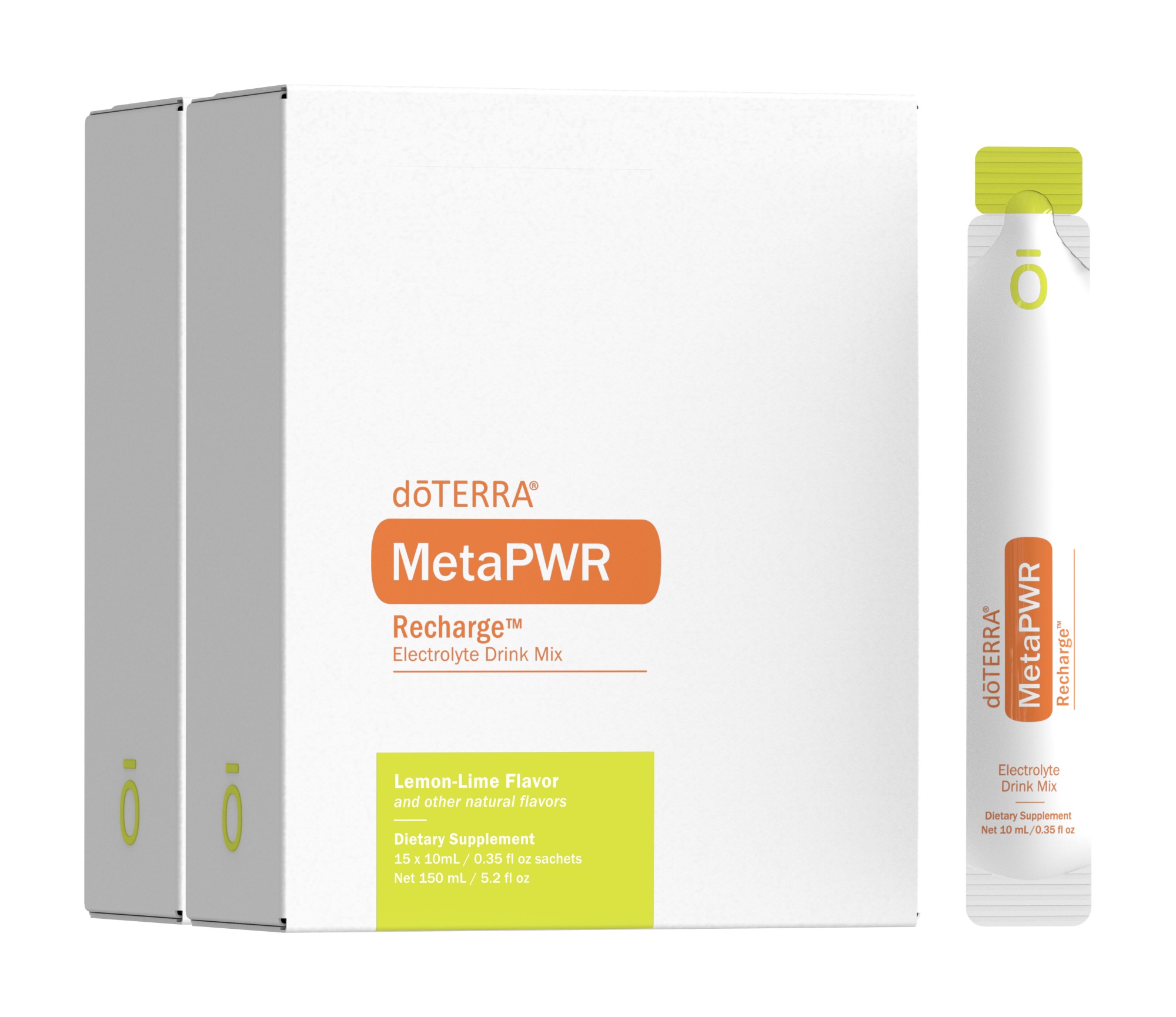 doTERRA MetaPWR Recharge - смесь для приготовления электролитного напитка, 30 саше по 10 мл