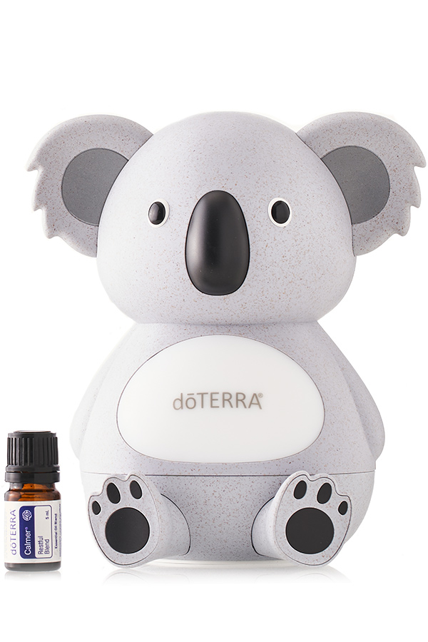 Диффузор doTERRA Коала с мелодиями и смесь эфирных масел Calmer, 5 мл