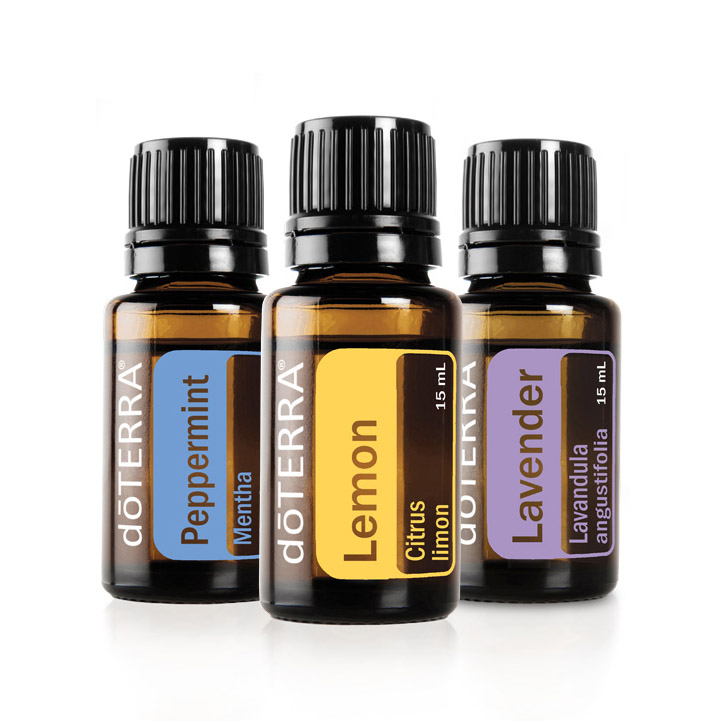 Набор из трех эфирных масел "для начинающих" doTERRA, 3x15 мл