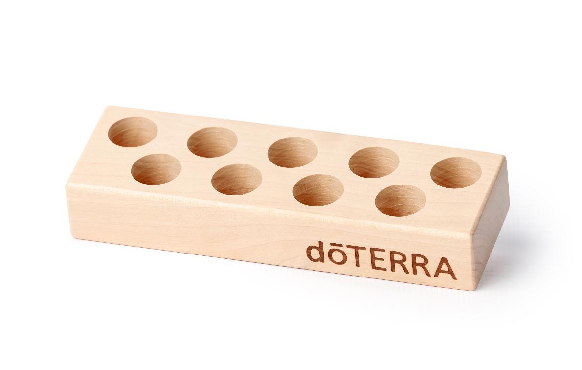 Деревянная подставка для масел doTERRA (для 9 роллеров по 10 мл)