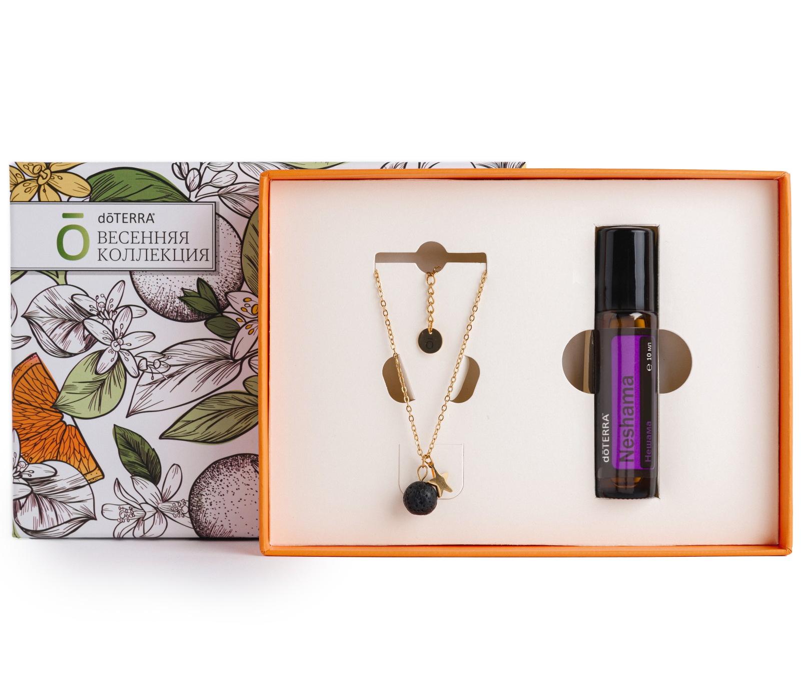 Набор "От всей души" doTERRA украшение + Нешама Touch, 10 мл