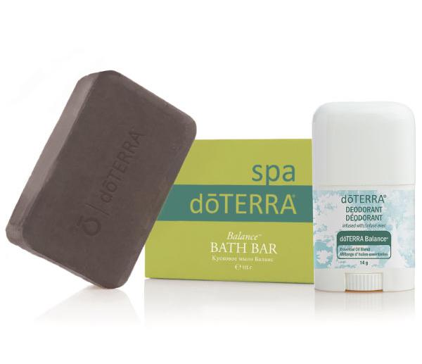 Дорожный набор дезодорант и мыло dōTERRA "Баланс"