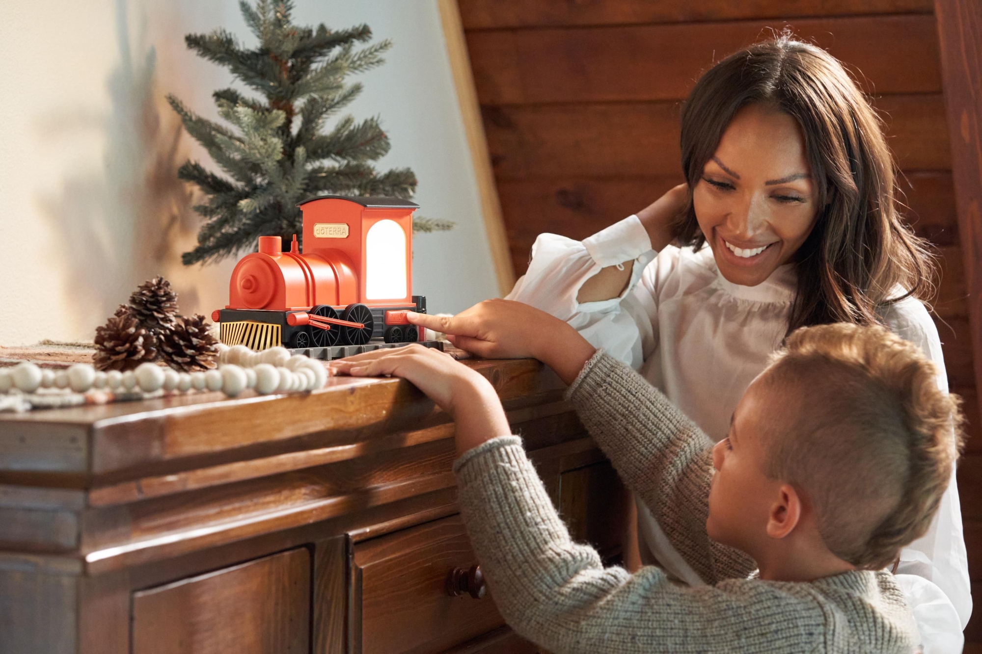 Диффузор doTERRA "Поезд" Train с защитной смесью "Стойкость" Stronger, 5 мл - Диффузоры - Каталог товаров