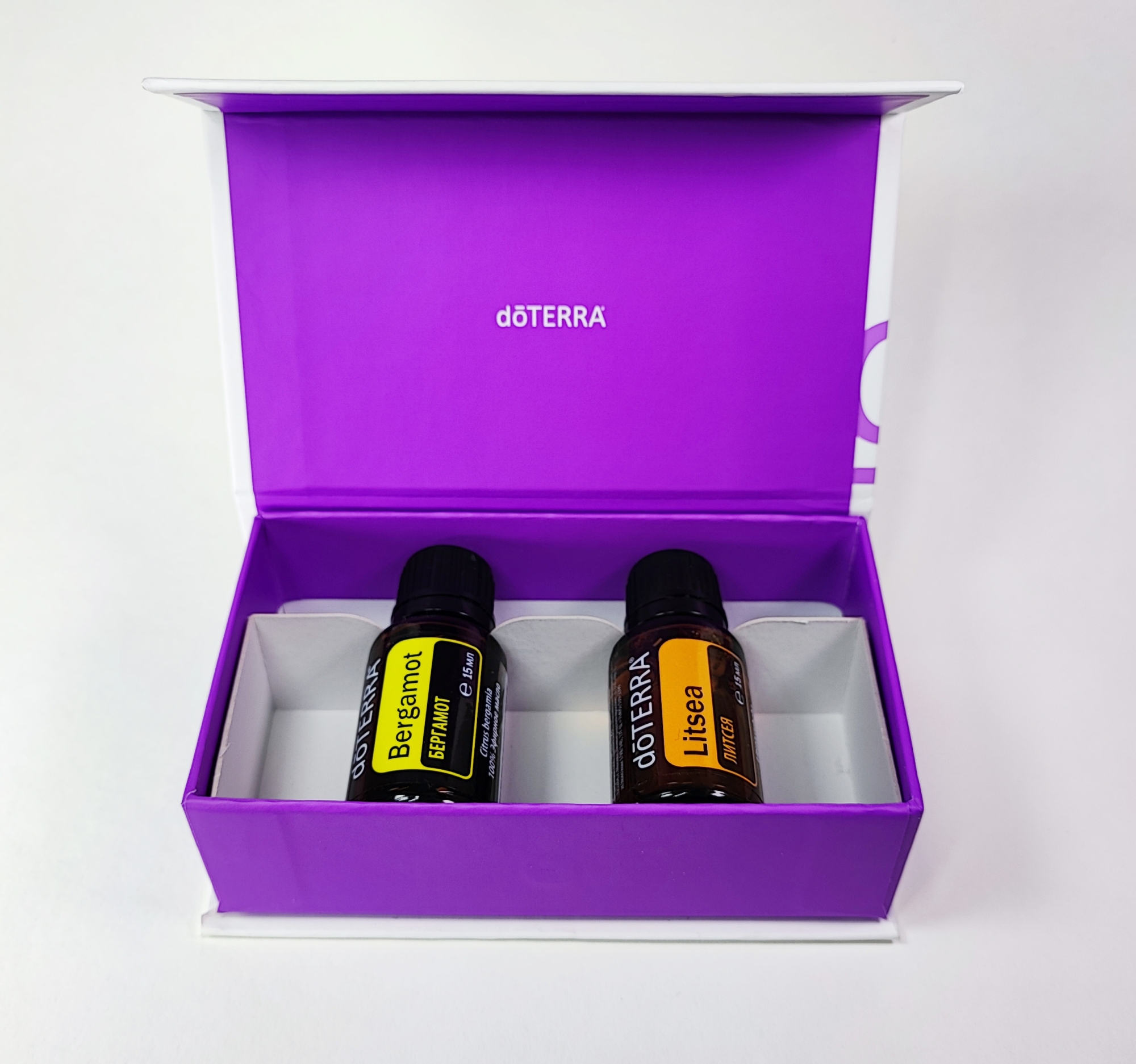 Подарочная коробка с держателем на 2 масла по 5 или 15 мл - Для использования масел - Каталог товаров