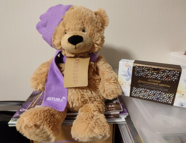 Согревающий медвежонок Тедди с эфирным маслом лаванды doTERRA, 5 мл - Наборы эфирных масел - Каталог товаров