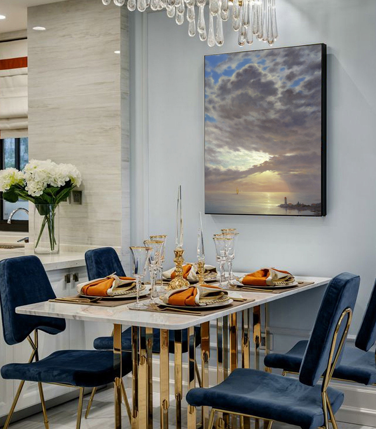 Картины в ресторанах и кафе