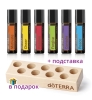 Набор масел "для эмоциональной терапии" в роллерах doTERRA Touch + подставка (Акция), 6x10 мл