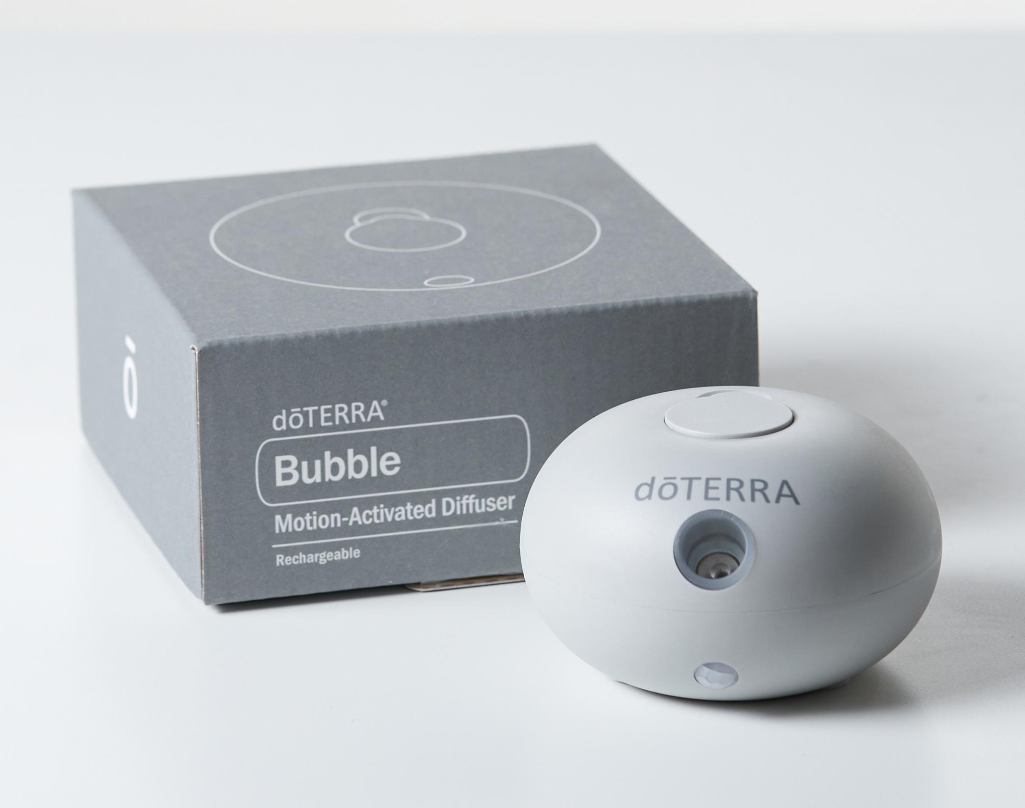 Набор doTERRA портативный диффузор Bubble с датчиком движения и масло Лимонная мята (Bergamot Mint), 15 мл - Диффузоры - Каталог товаров