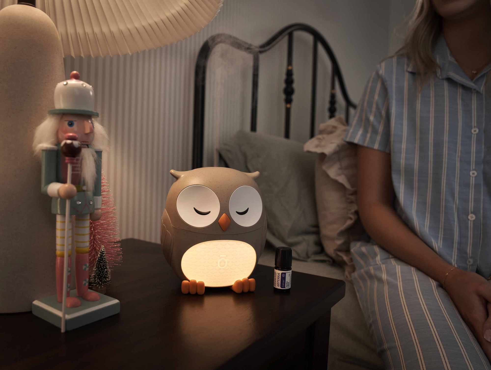 Набор dōTERRA диффузор «Сова» (150 мл) и смесь «Calmer» (5 мл) - Диффузоры - Каталог товаров