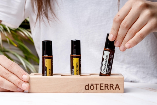 Деревянная подставка для масел doTERRA (для 9 роллеров по 10 мл) - Для использования масел - Каталог товаров