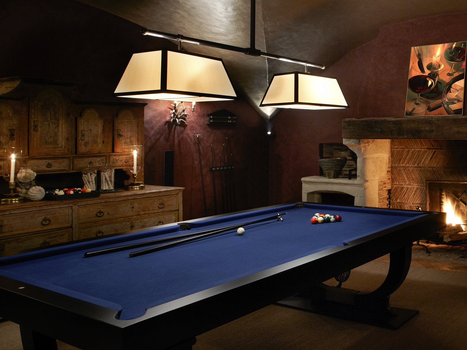 Картины в бильярдных