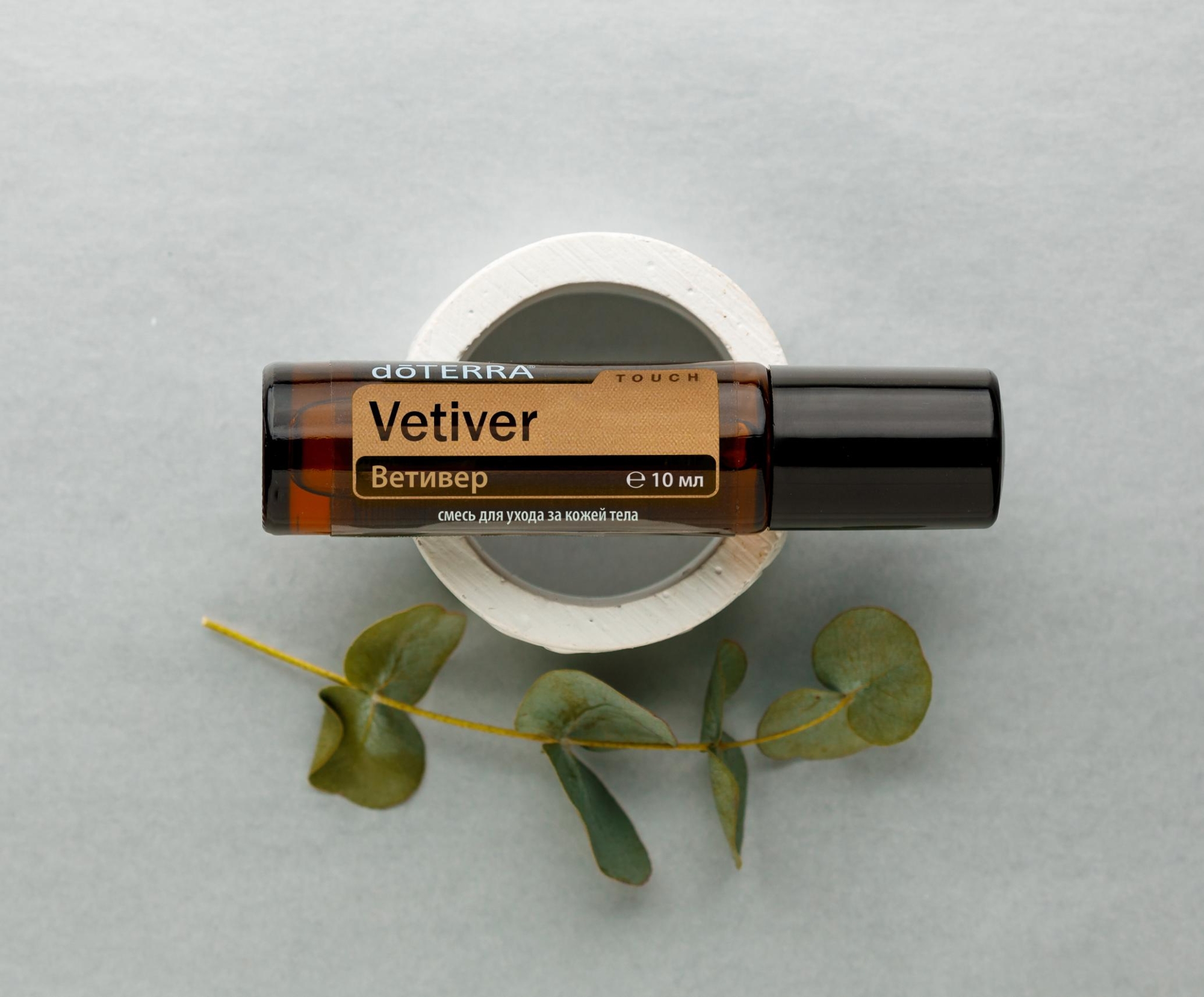 doTERRA Touch Ветивер, Vetiver, роллер 10 мл - Однокомпонентные эфирные масла - Каталог товаров