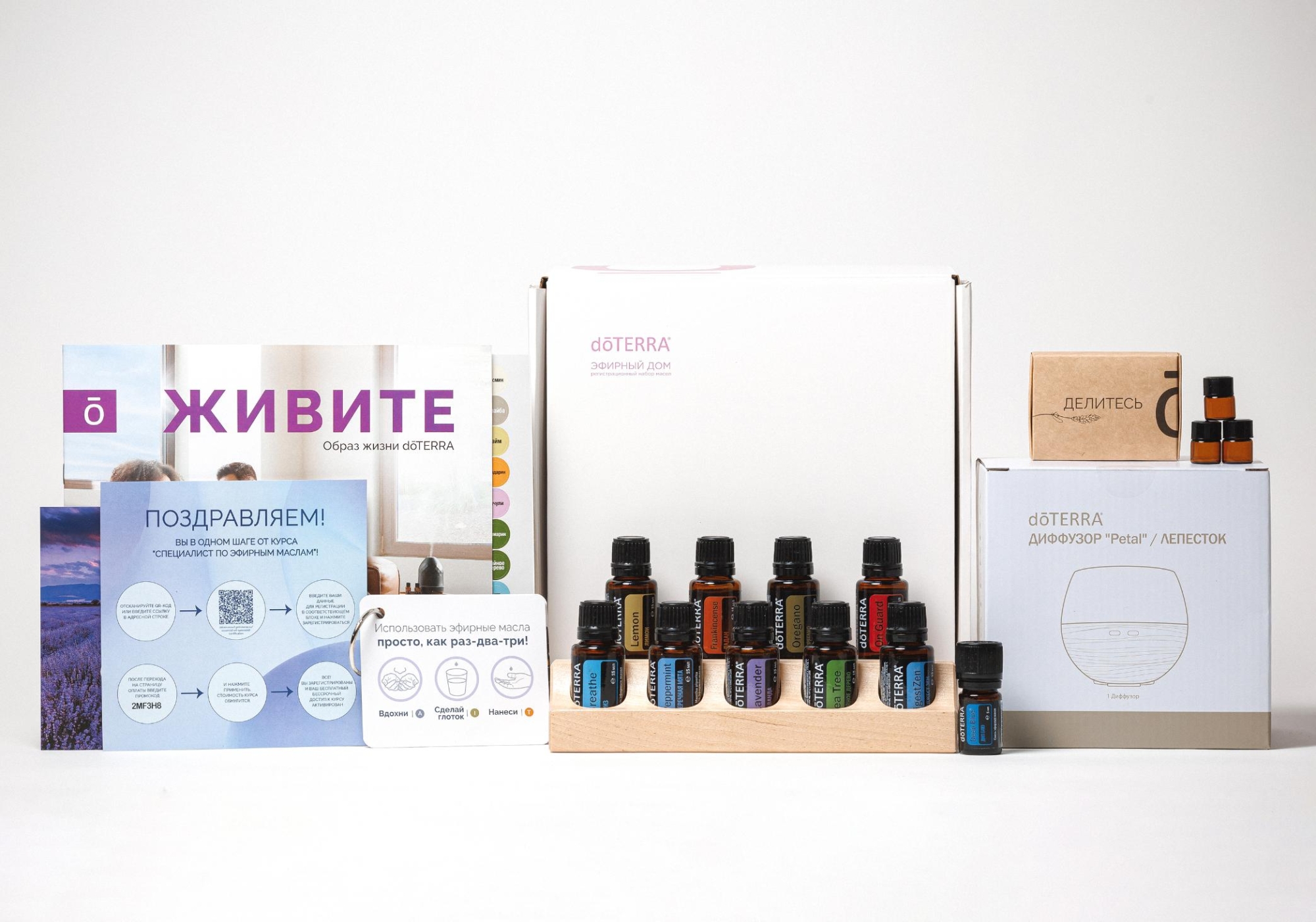 Набор "Эфирный дом" doTERRA + регистрация + подарки + видеокурс - Простая регистрация - Каталог товаров