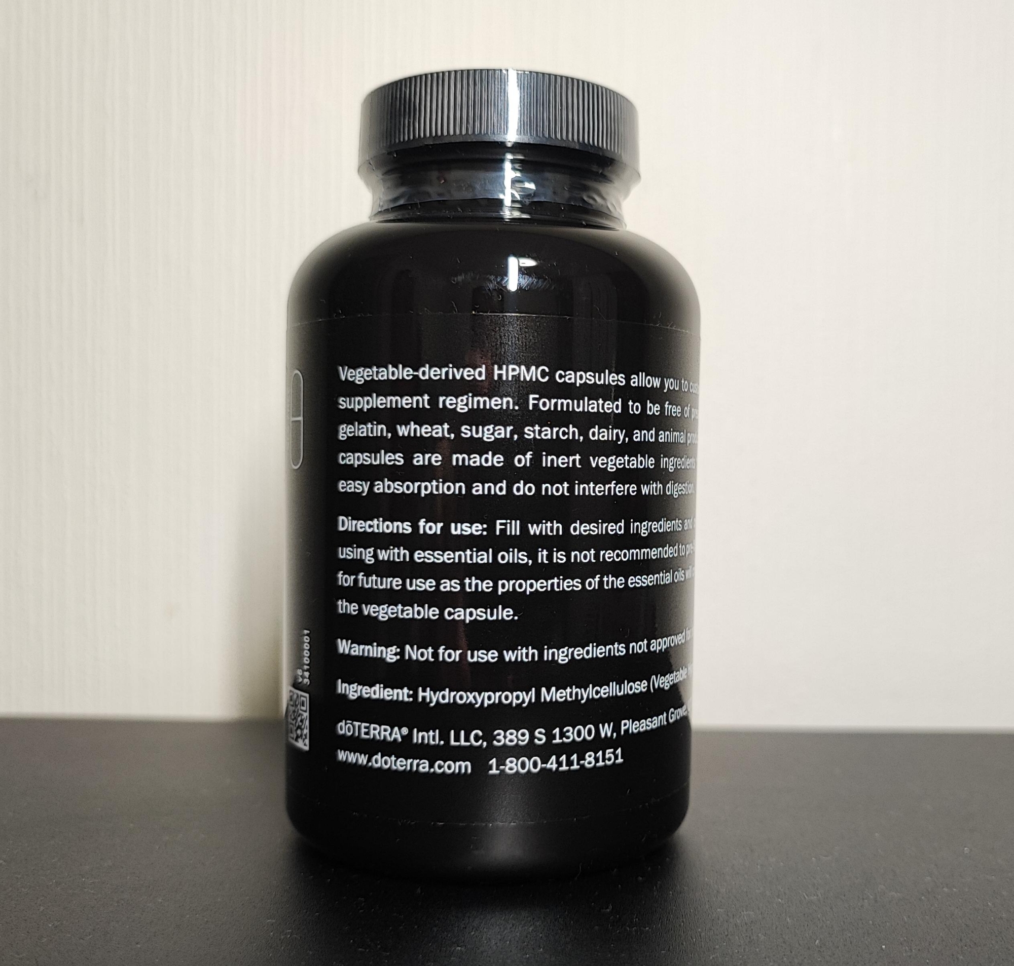 Пустые растительные капсулы для приема эфирных масел внутрь doTERRA, Veggie caps, 160 шт. - Для использования масел - Каталог товаров