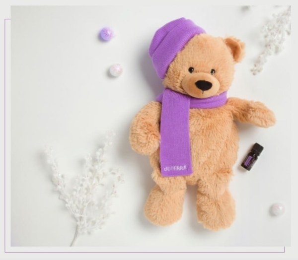 Согревающий медвежонок Тедди с эфирным маслом лаванды doTERRA, 5 мл - Наборы эфирных масел - Каталог товаров