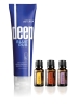 Набор эфирных масел и крем Дип Блю doTERRA "Простые решения", 3x15 мл + 120 мл.