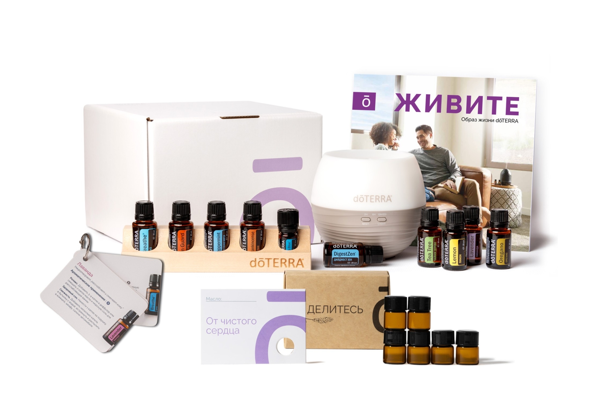 Набор "Эфирный дом" doTERRA + регистрация + подарки + видеокурс - Простая регистрация - Каталог товаров