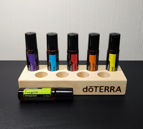 Деревянная подставка для масел doTERRA (для 9 роллеров по 10 мл) - Для использования масел - Каталог товаров