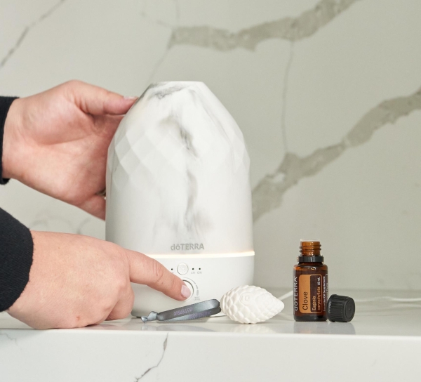 Диффузор doTERRA Volo белый мрамор для эфирных масел - Диффузоры - Каталог товаров