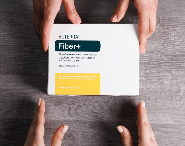 "Файбер+" Пребиотический комплекс doTERRA Fiber+ с маслом лимона, 30 саше - Пищевые добавки - Каталог товаров