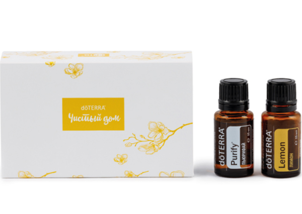 Набор эфирных масел для уборки "Чистый дом"­ doTERRA, 2x15 мл