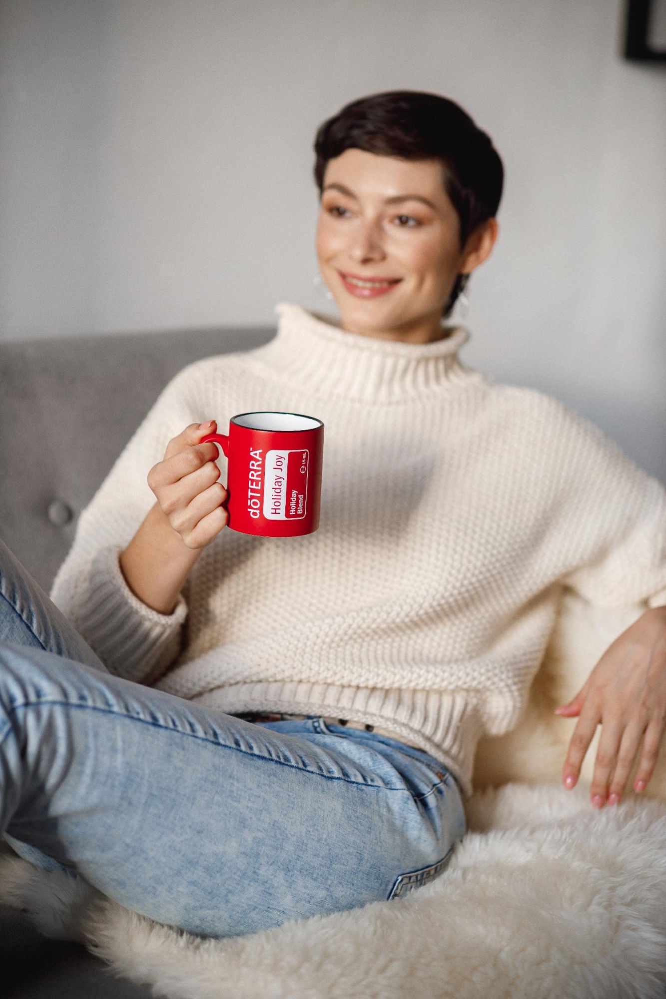 Набор "Праздничный дуэт", кружка и смесь эфирных масел Холидей Джой (Holiday Joy), 5 мл - Наборы эфирных масел - Каталог товаров