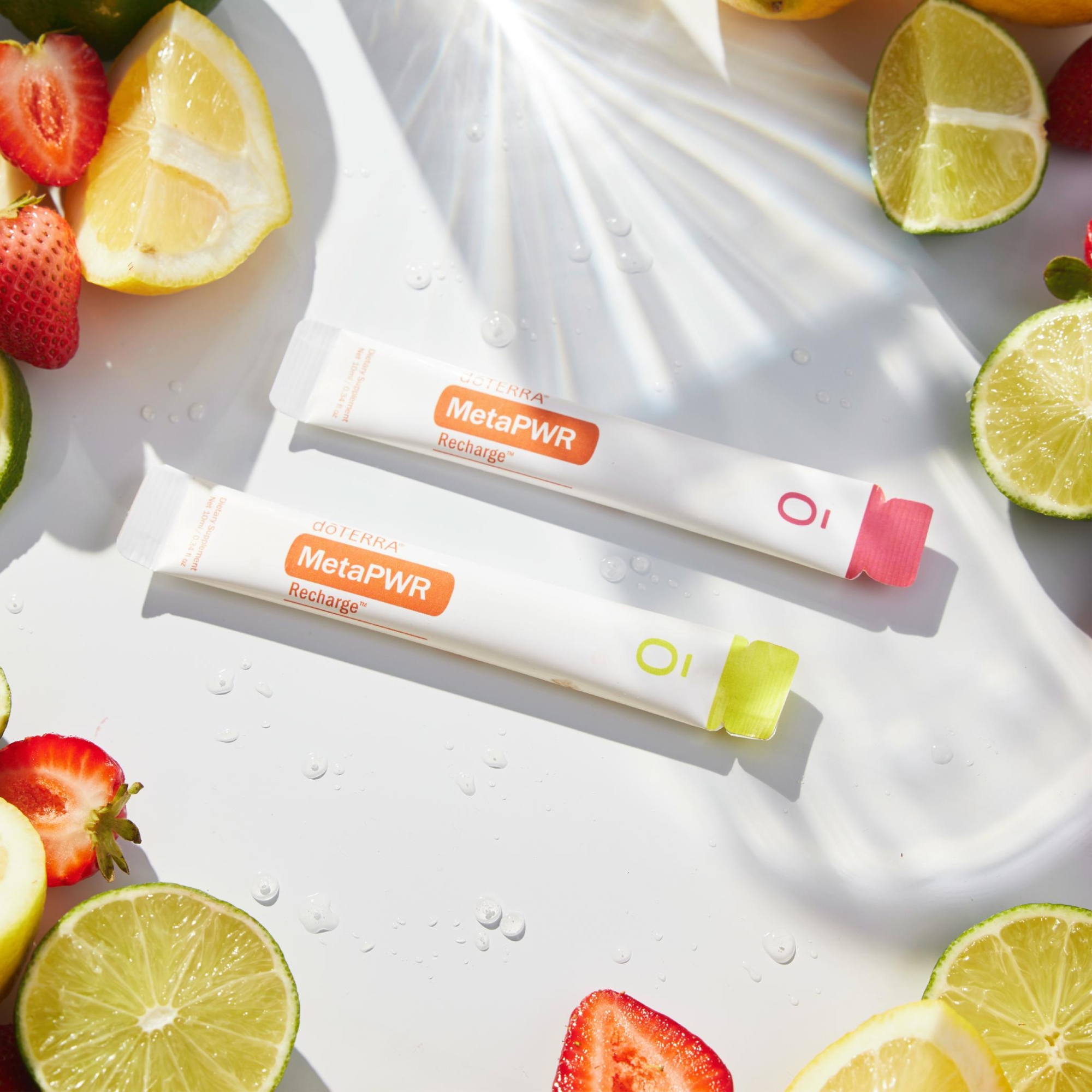 doTERRA MetaPWR Recharge - смесь для приготовления электролитного напитка, 30 саше по 10 мл - Пищевые добавки - Каталог товаров
