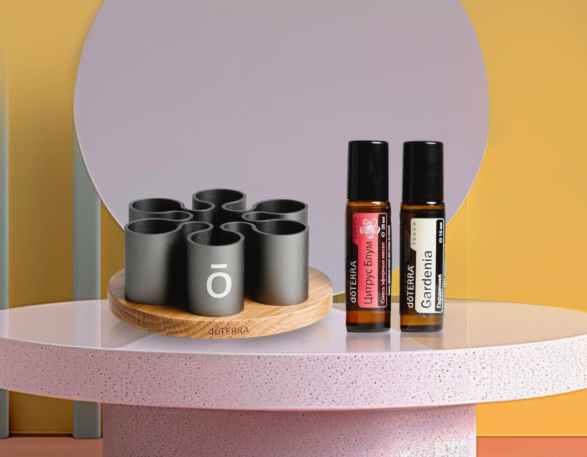 Набор doTERRA "Цветочный бум" Гардения и Цитрус Блум в роллерах + подставка - Наборы эфирных масел - Каталог товаров