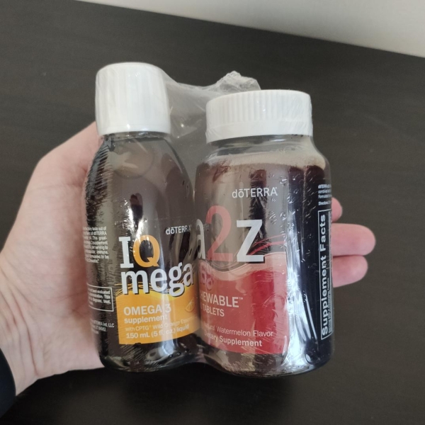 Набор doTERRA Витаминный комплекс a2z Chewable и IQ Mega для детей и взрослых, 60 шт и 150 мл - Пищевые добавки - Каталог товаров
