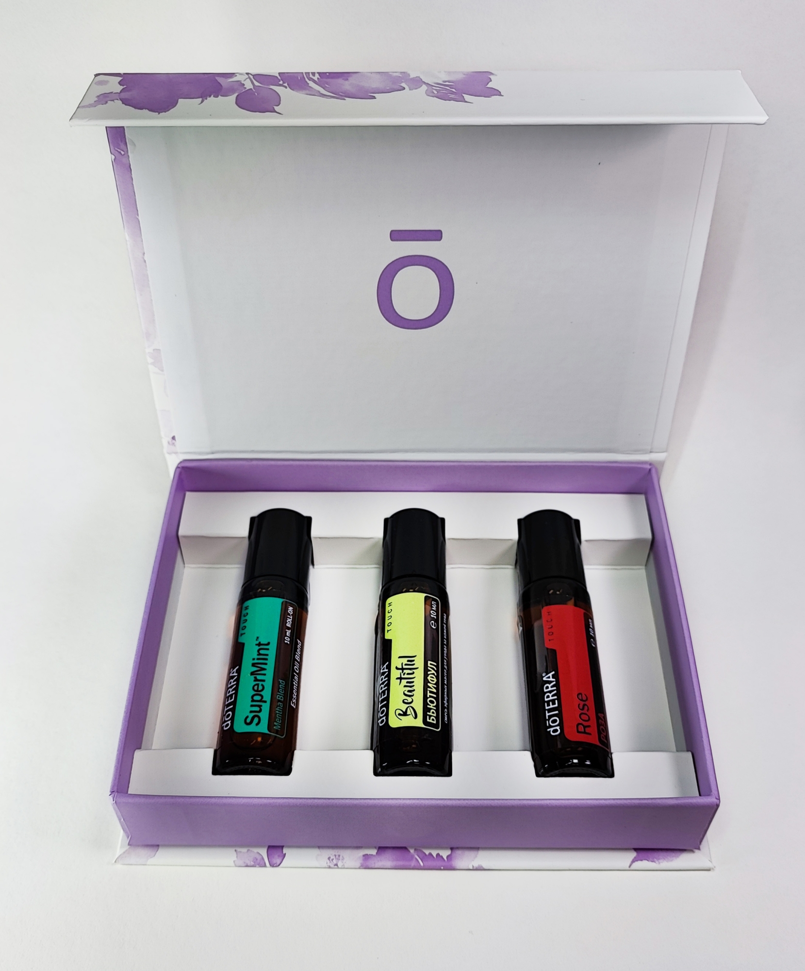 Подарочная коробка doTERRA с держателем на 3 масла в роллерах по 10 мл - Для использования масел - Каталог товаров