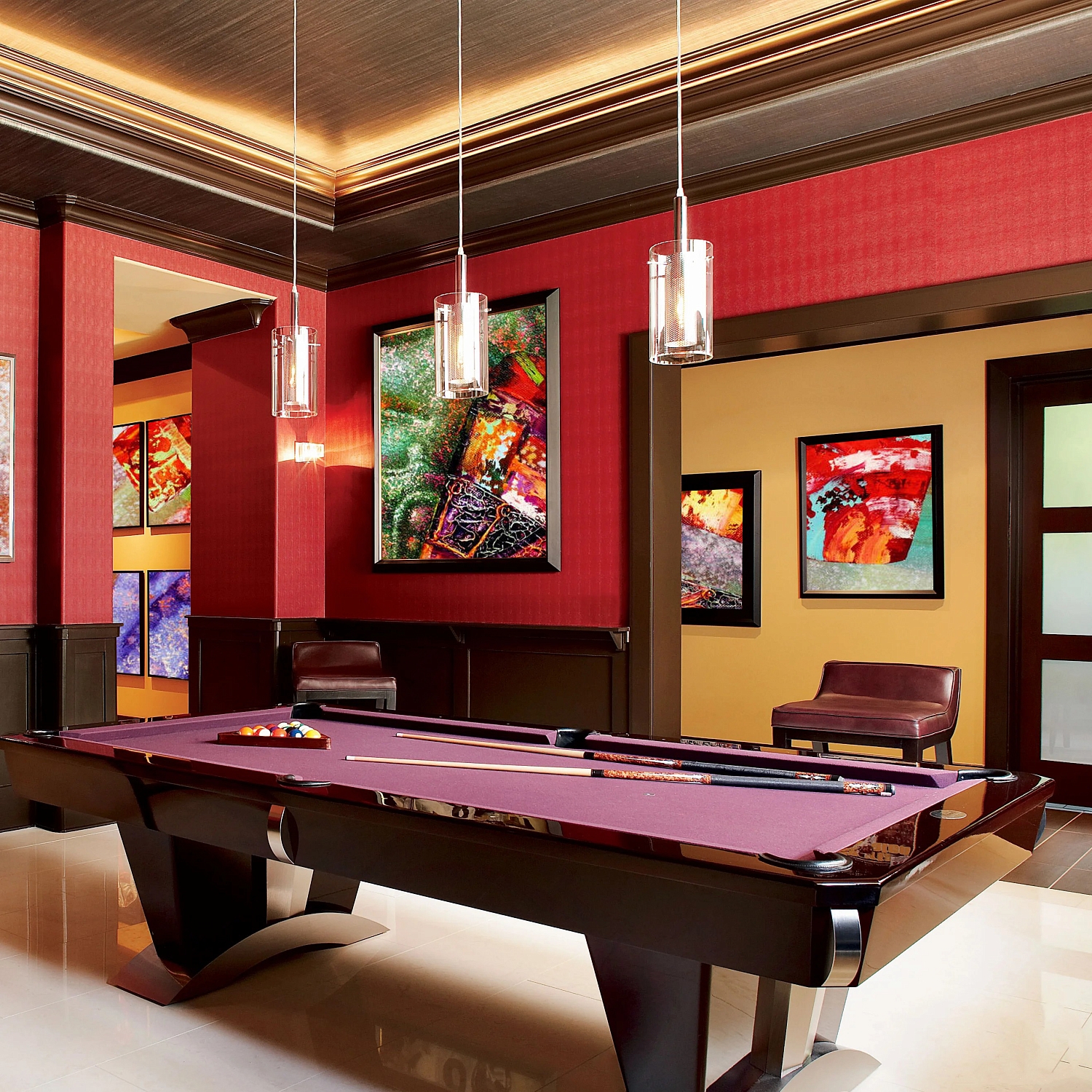 Картины в бильярдных