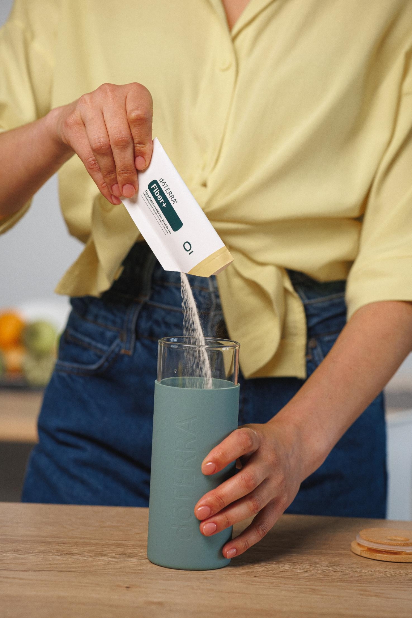 "Файбер+" Пребиотический комплекс doTERRA Fiber+ с маслом лимона, 30 саше - Пищевые добавки - Каталог товаров