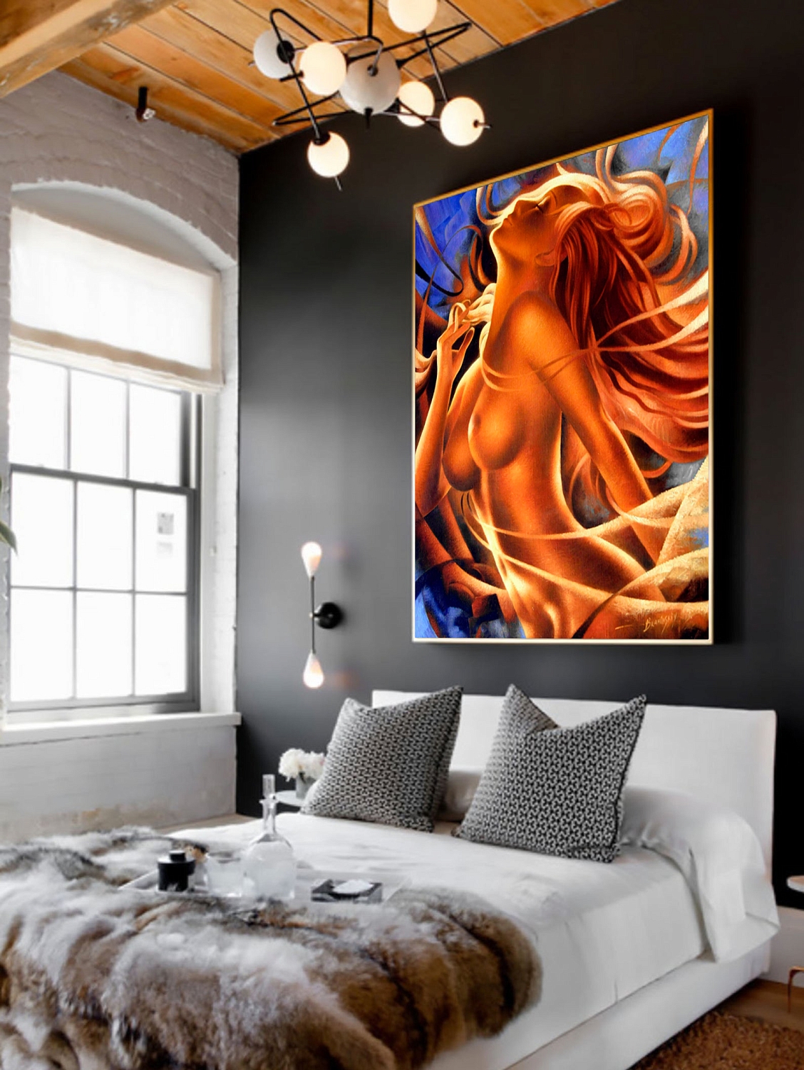 Картины в спальнях